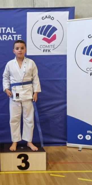 wassim médaille de bronze coupe du Gard