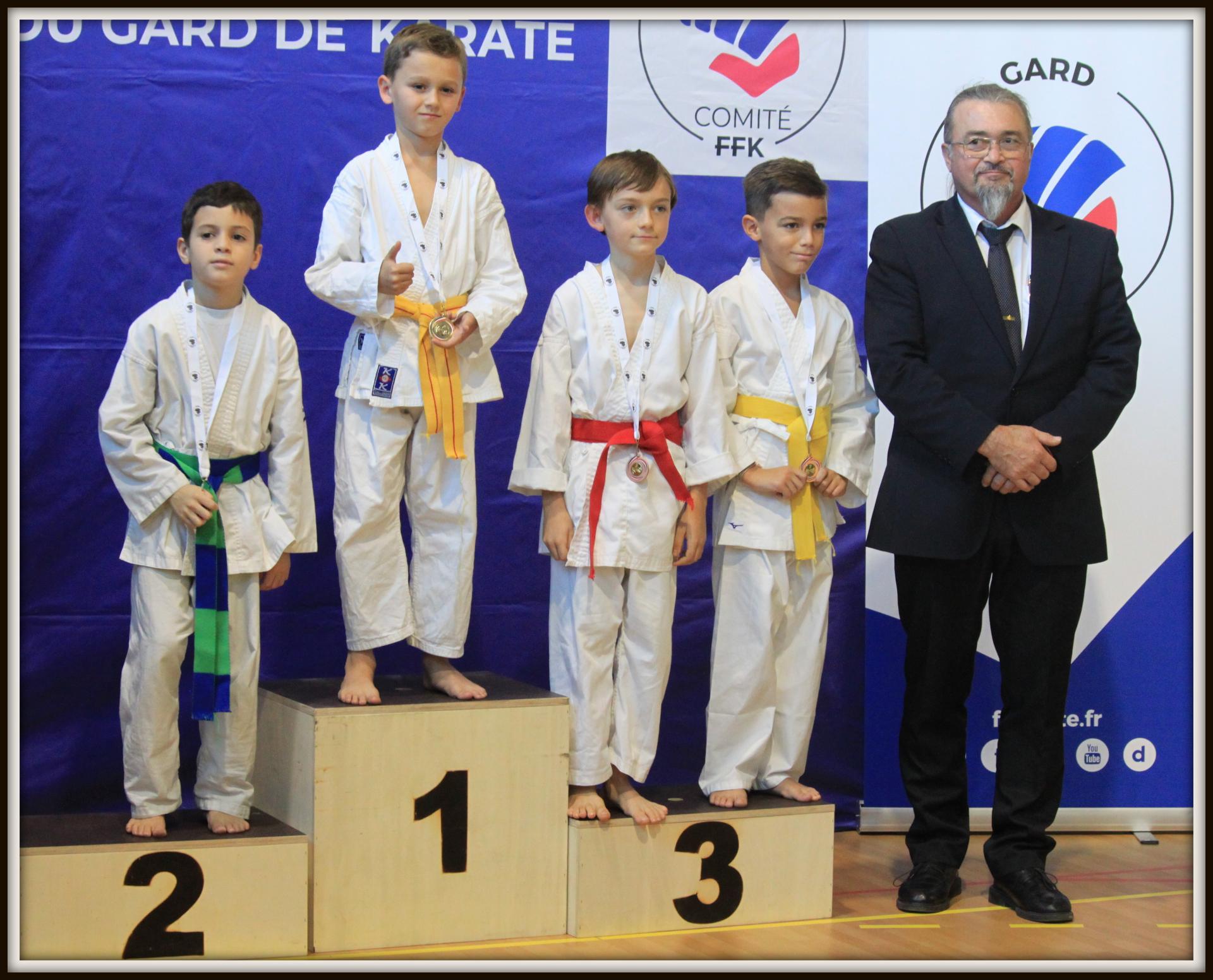 Kévin médaille de bronze coupe du Gard
